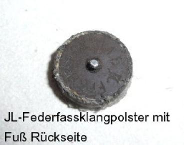 Preview: JL-Federfassklangpolster mit Fuß, Klarinettenpolster